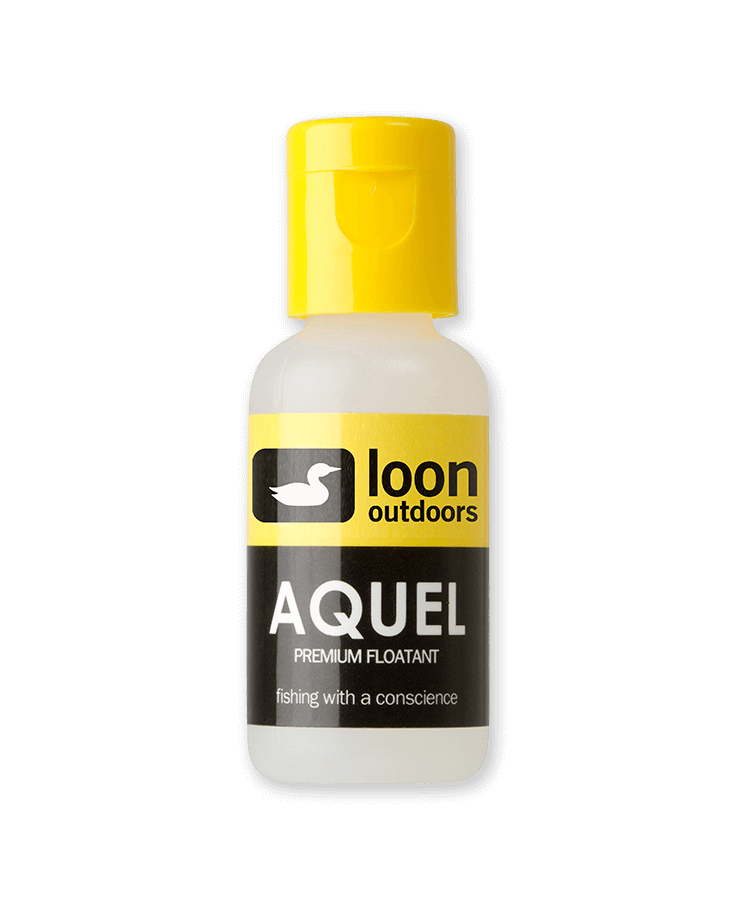 Loon Outdoors Aquel premium floatant — the bottle that lives in my vest (photo: Loon Outdoors)